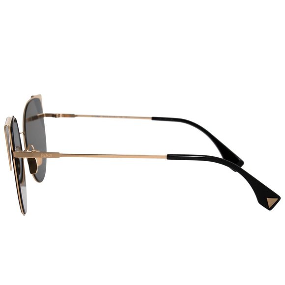 Fendi Lei Round Sunglasses FF0190S 000 2M 57 main image 5